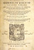 ° Tacitus. Gli Annali ... de'Fatti, e Guerre de Romani...engraved title device; (11 ex.12), 252, (