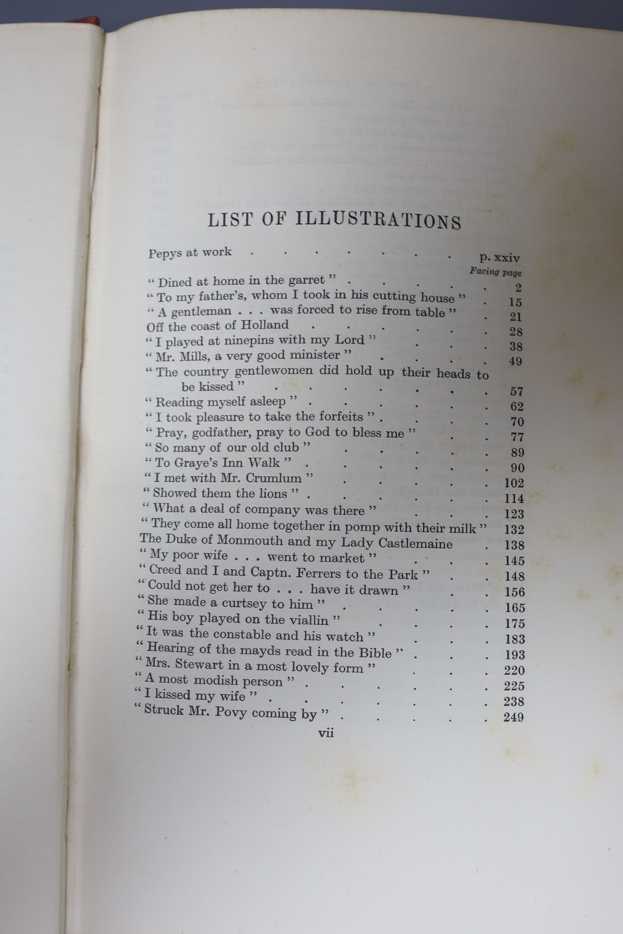 ° Pepys, Samuel (edited and abridged by O.F. Morshead) - Everybody’s Pepys, 8vo, red cloth, one of - Image 6 of 12