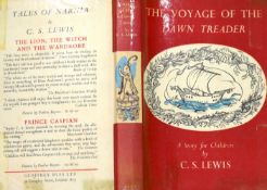 ° Lewis, Clive Staples - The Voyage of the Dawn Treader, 1st edition, 8vo, illustrated by Pauline