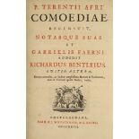 ° Terence. Comodiae. Recensuit, Notasque Suas et Gabrielis Faerni addidit Richardus Bentleius,