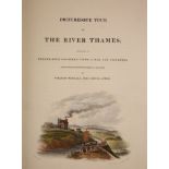 ° Westall, William and Owen, Samuel - Picturesque Tour of The River Thames, qto, calf with marbled