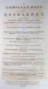 ° Hale, Thomas, Writer on Husbandry - A Compleat Body of Husbandry, 1st edition, folio, contemporary