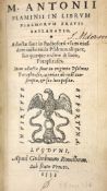 ° Flaminius, Marcus Antonius. In Librum Psalmorum Explanatio ...engraved title device; 757, (