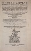 ° [Flacius, Matthias]. Ecclesiastica Historia, intergram Ecclesiae Christi ideam ...engraved title