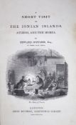 ° Giffard, Edward - A Short Visit to the Ionian Islands.....1st edition, 8vo, original cloth, with