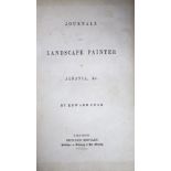 ° Lear, Edward - Journals of a Landscape Painter in Albania, 1st edition, original blind stamp