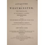 Smith, John Thomas - Antiquities of Westminster, 2 vols in 1, qto, calf, with 100 plates, some