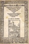 ° Martial. Epigrammata Libri XIIII. Una cum Commentaiis ...engraved pictorial title within pictorial