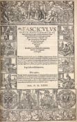 ° [Gratius, Ortuinus]. Fasciculus Rerum Expetendarum ac Fugiendarum ...title within pictorial