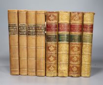 ° Boswell, James - The Life of Samuel Johnson, 9th edition, 4 vols, 8vo, later half calf, with