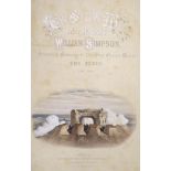 Simpson, William - The Seat of War in the East, 2 parts in 1 vol, folio, half red morocco, with