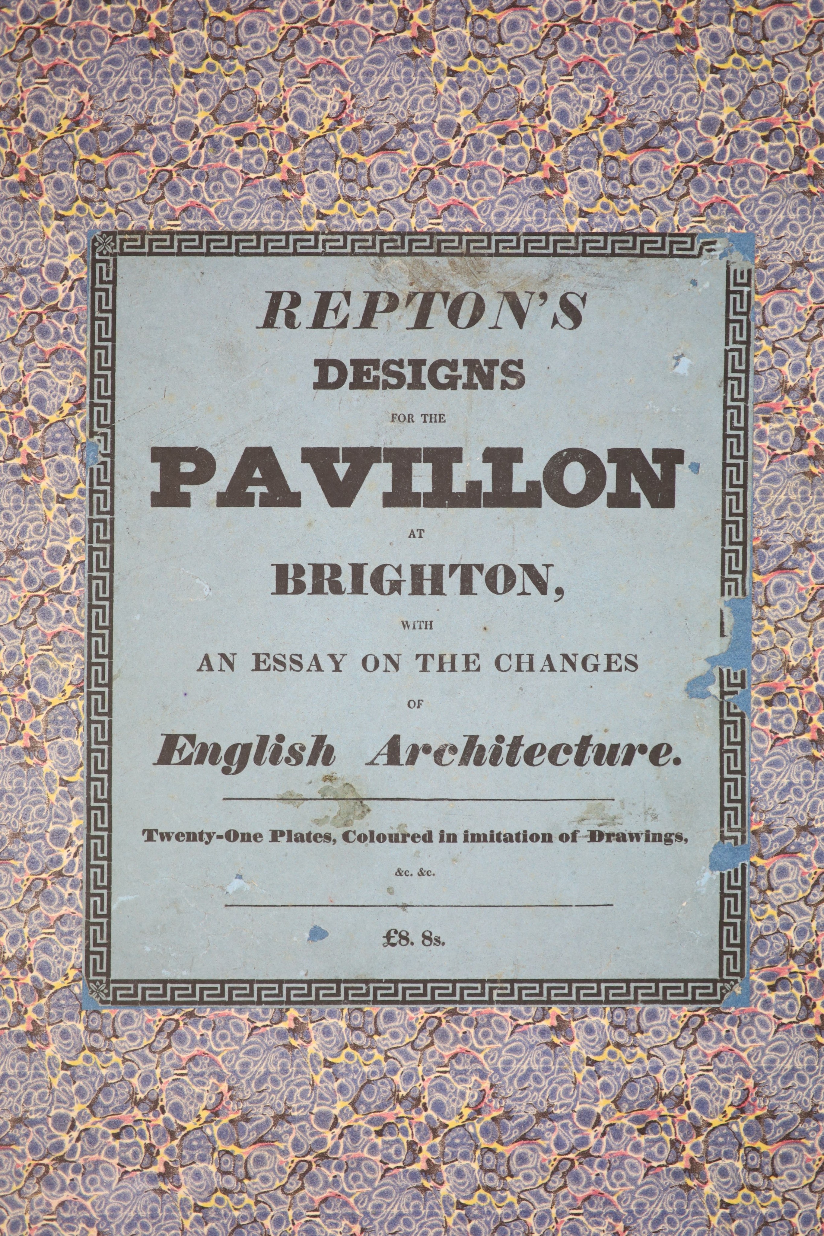 ° Repton, Humphry; John Aden & G.S - Design for the Pavillon [sic] at Brighton, 2nd issue, folio, - Image 3 of 8