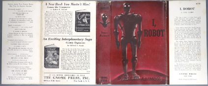 ° Asimov, Isaac - I, Robot, 1st edition, 1st printing, 8vo, original red cloth, slight stains to fly