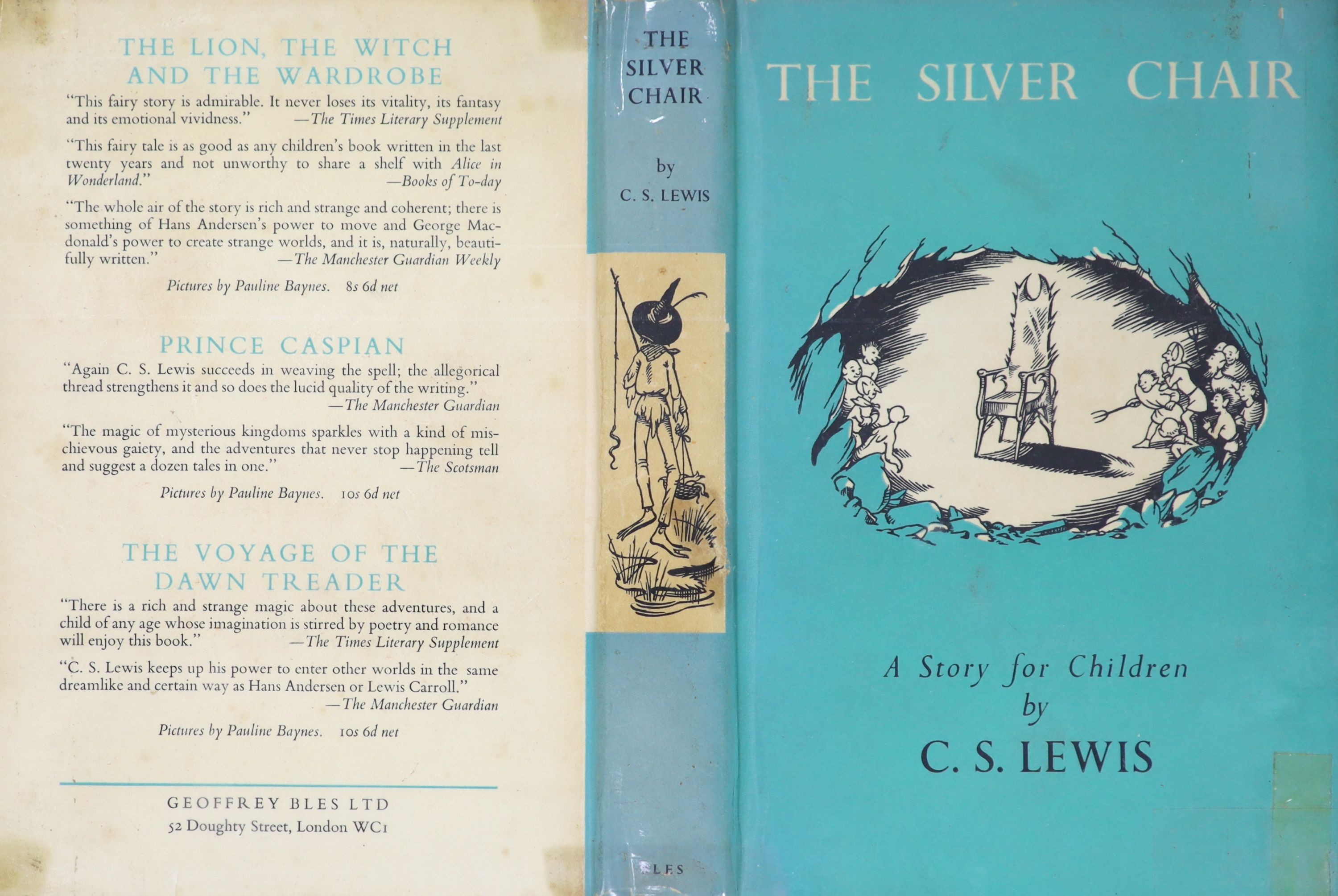 ° Lewis, Clive Staples - The Silver Chair, 1st edition, 8vo, illustrated by Pauline Baynes, original