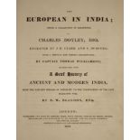 ° Williamson, Thomas, Capt. and Blagdon, Francis William - The European in India, qto, straight-