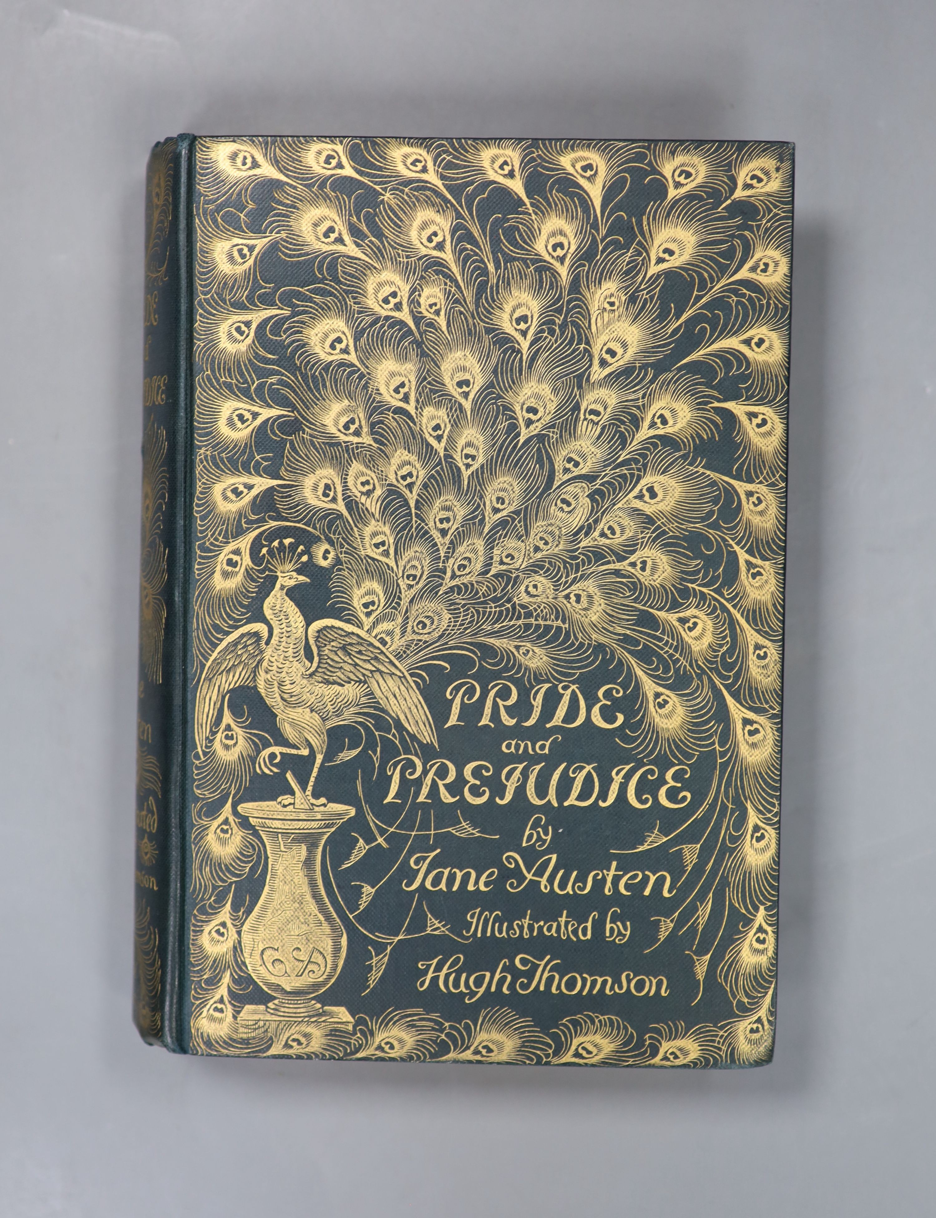 ° Austen, Jane - Pride and Prejudice, illustrated by Hugh Thomson, original gilt decorated cloth, - Image 2 of 3