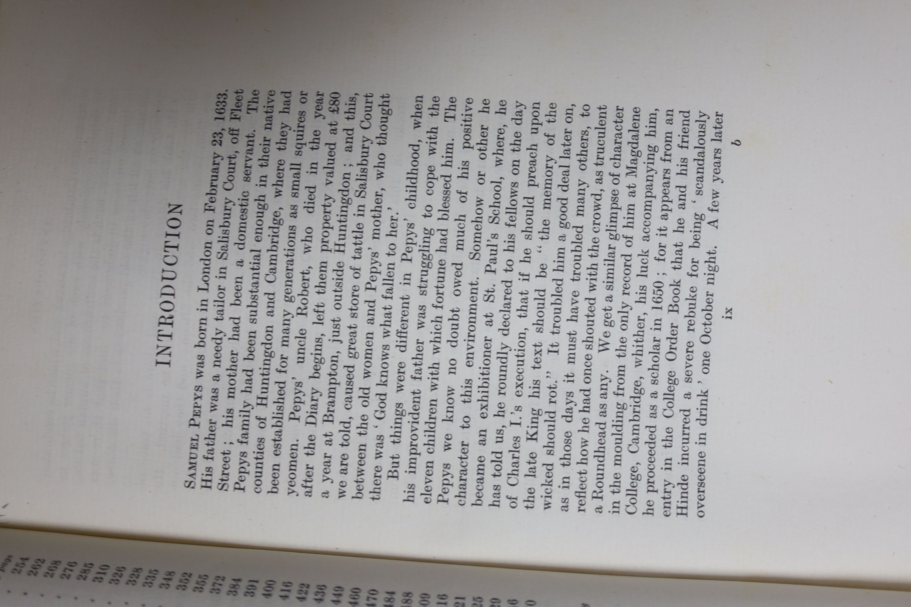 ° Pepys, Samuel (edited and abridged by O.F. Morshead) - Everybody’s Pepys, 8vo, red cloth, one of - Image 8 of 12