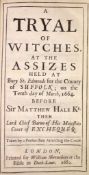 ° Witchcraft- Tryal of Witches (A), at the Assizes Held at Bury St. Edmunds for the County of