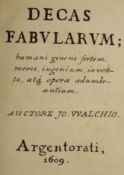 ° [Walch, Johann. Decas Fabularum Humani Generis Sortem...]lacks title, supplied in old