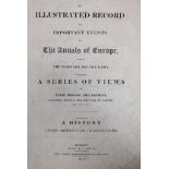 ° Bowyer, Robert - An Illustrated Record of Important Events in the Annals of Europe, first edition,