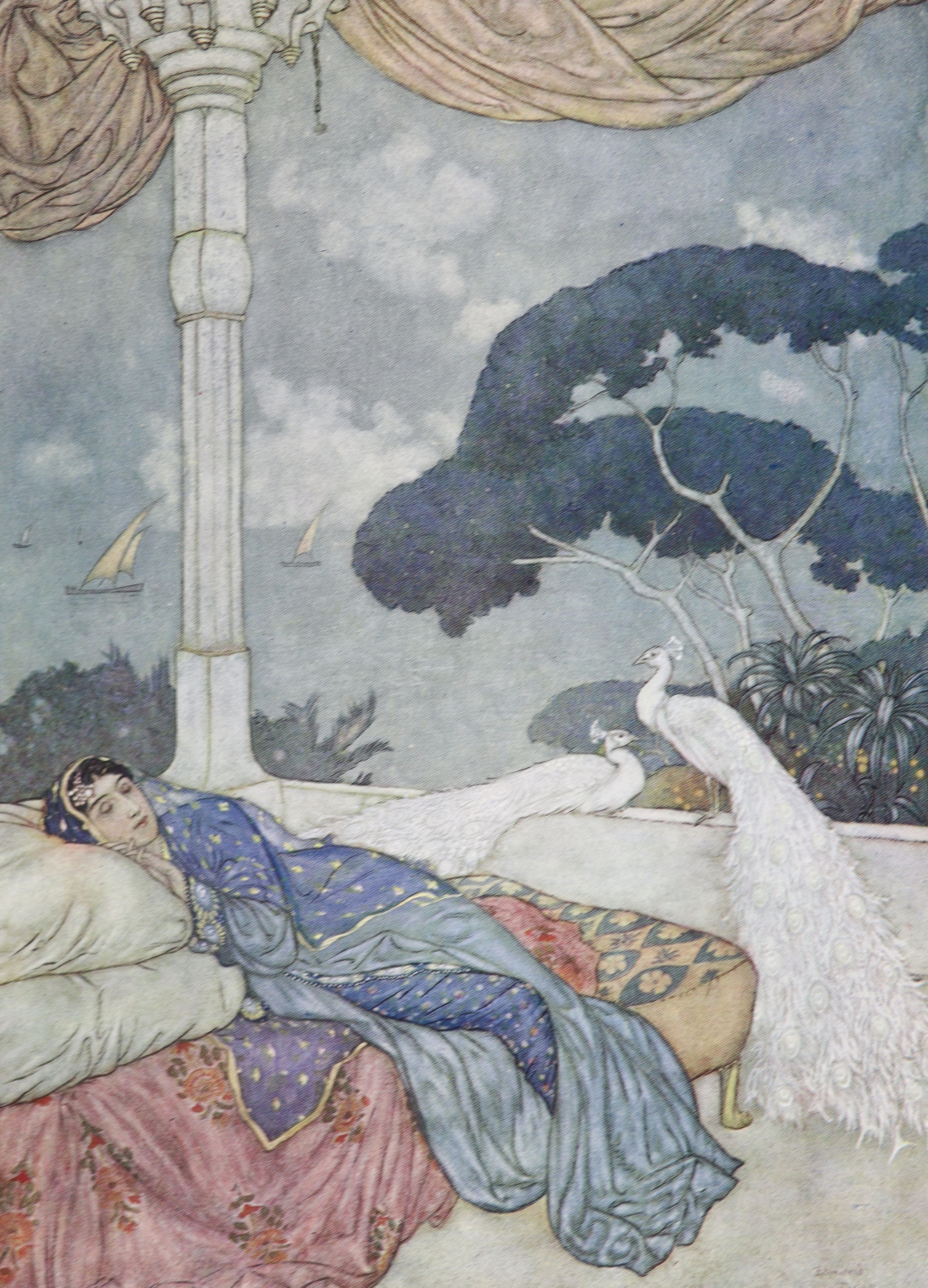 ° Omar Khayyam - The Rubaiyat, illustrated by Edmund Dulac, translated by Edward Fitzgerald, - Image 4 of 4