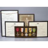 A Great War group of five medals to Lt Col. F.Gracie., O.B.E., M.B. R.A.M.C.,comprisingO.B.E1914-15