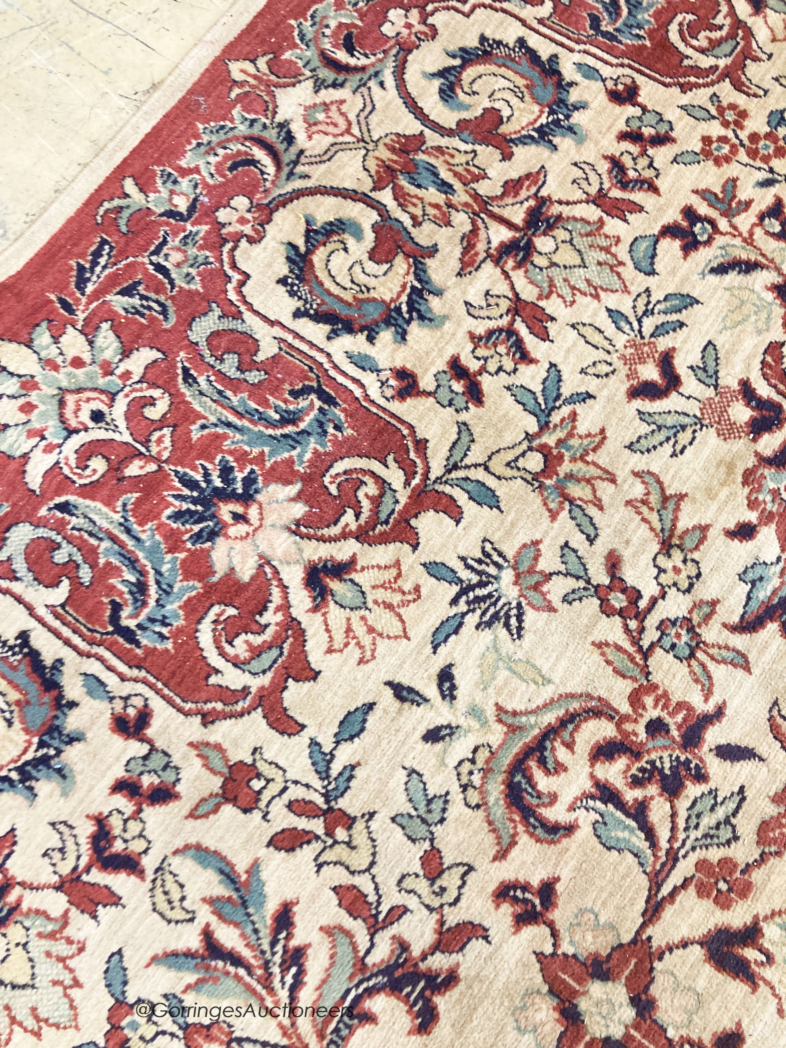 A Persian style ivory ground carpet, 380 x 280cm - Image 3 of 5