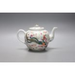 A Chinese porcelain ‘dragon’ teapot, height 13cm