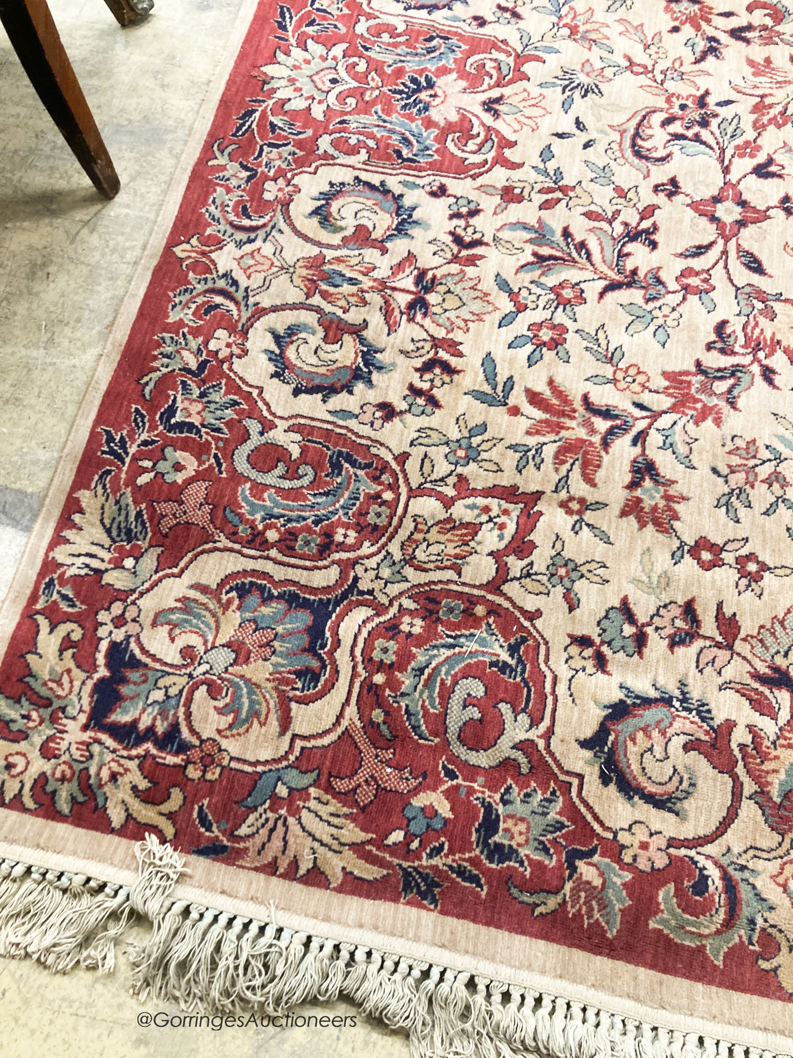 A Persian style ivory ground carpet, 380 x 280cm - Image 4 of 5