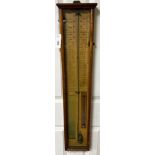 An early 20th century Admiral Fitzroy barometer, height 90cm