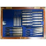 A canteen of plated cutlery