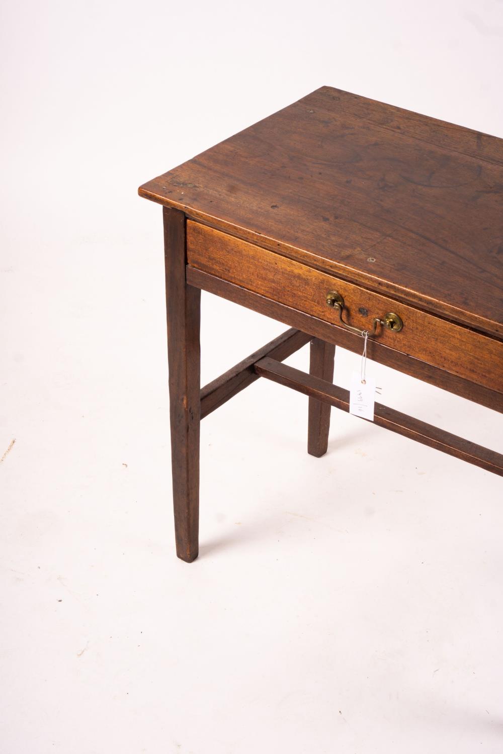 A George III rectangular mahogany side table, width 71cm, depth 45cm, height 67cm - Image 4 of 10