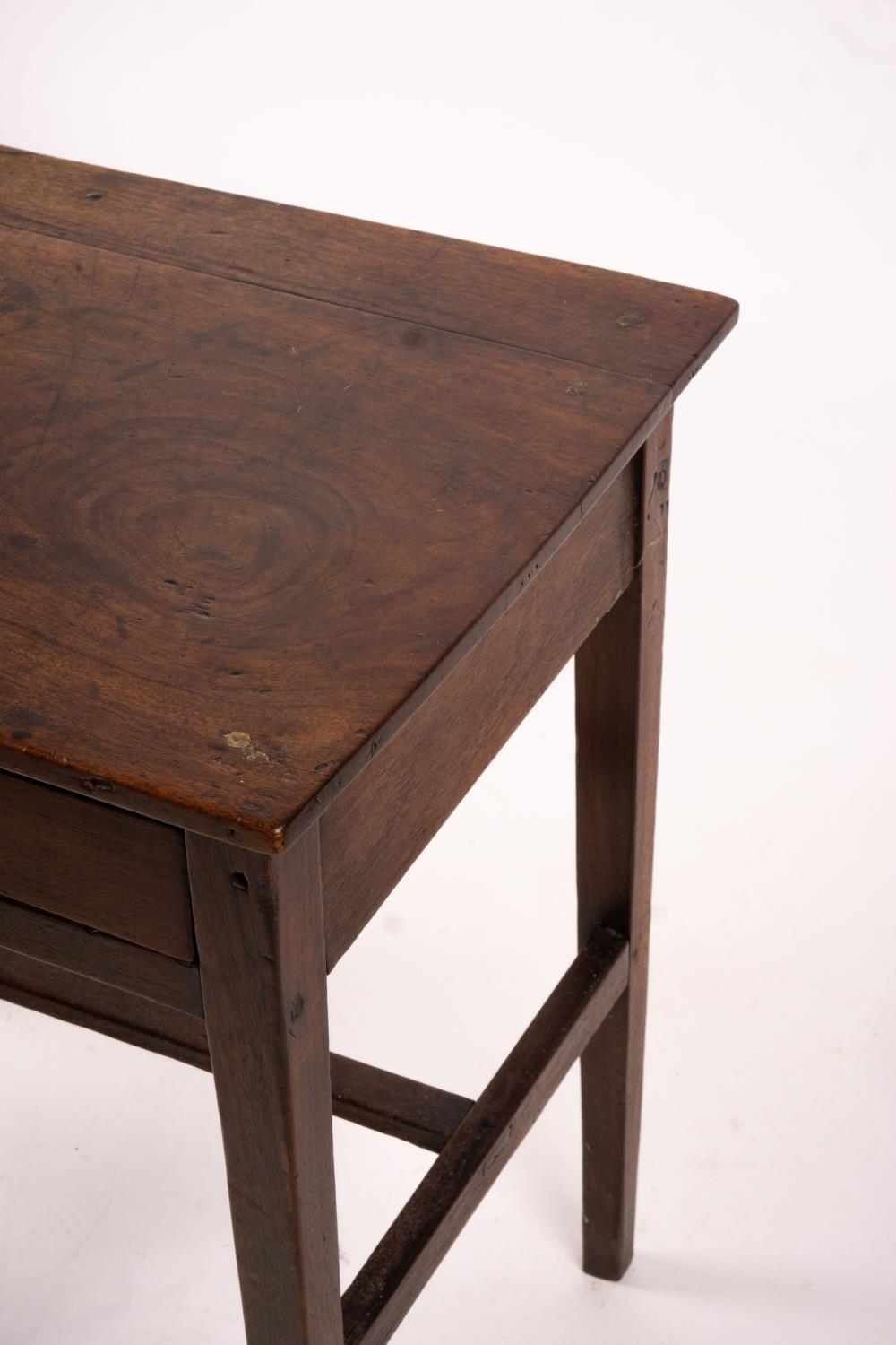 A George III rectangular mahogany side table, width 71cm, depth 45cm, height 67cm - Image 10 of 10