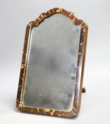 An ivory and tortoiseshell dressing mirror, 1930s,35cm
