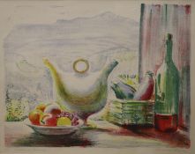 Sydney Russell Reeve (b.1895), lithograph, Window in Provence’, signed, 32 x 40cm. unframed.