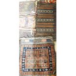 Three Belouch / Afghan saddle bags largest 116 x 44 cms.