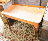 A Victorian rectangular mahogany writing table, from The Library of the Royal College of Surgeons,