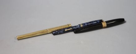 Three fountain pens including Conway Stewart
