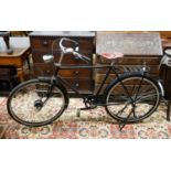 A gentleman's vintage bicycle