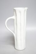 Joanna Howells (b.1960), a tall ‘chun’ glazed jug31cm