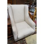 A contemporary Laura Ashley upholstered armchair, width 74cm, depth 90cm, height 94cm