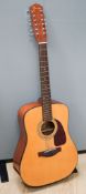 A Fender 12 string acoustic guitar DG 18 12 serial no: 90112437