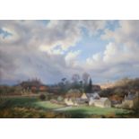 § Daniel Van der Putten (b.1960)‘Spring at Gaston, Northamptonshire’Oil on panelsigned and dated