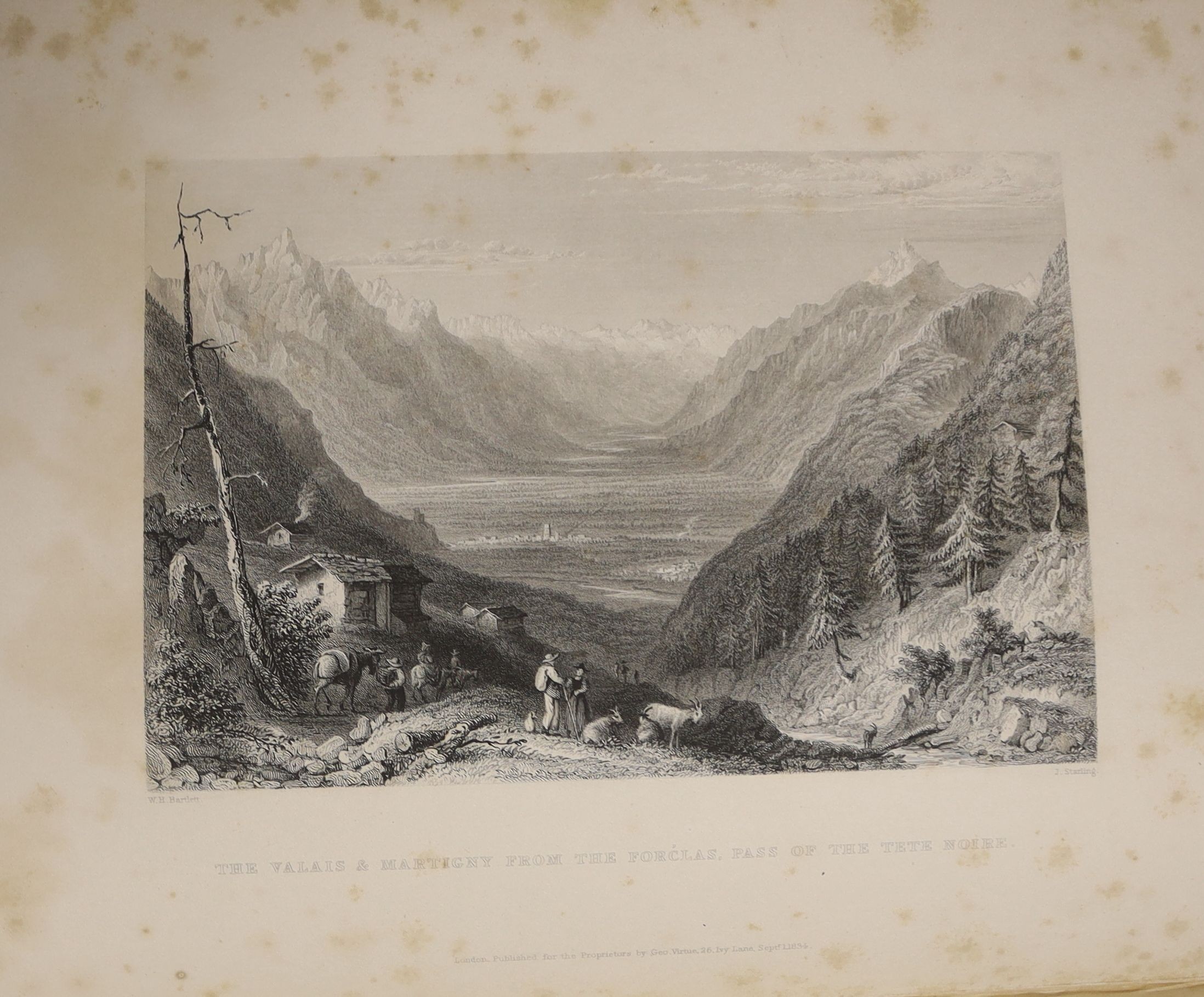 ° Beattie (William), Switzerland Illustrated,In a Series of Views Taken on the Spot and Expressly - Image 3 of 3