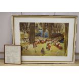 After Terence Cuneo (1907-1996), limited edition colour print, 'The Coronation of Queen Elizabeth