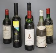 Three Bordeaux wines including Chateau de Sales, Pomerol, 1970, one e Bon Pasteur, 1986 and one