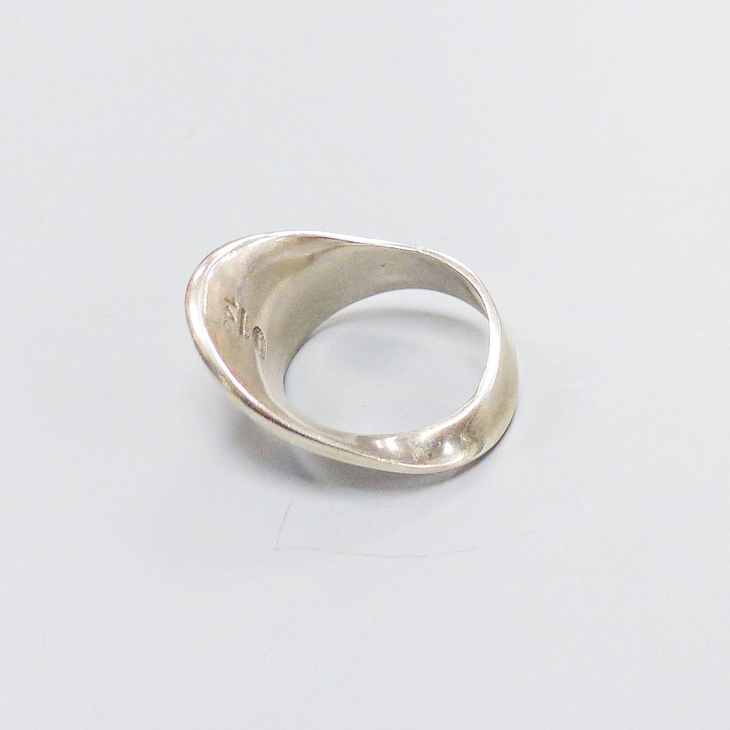 A Georg Jensen sterling ring, no. 148, size O. - Image 2 of 4