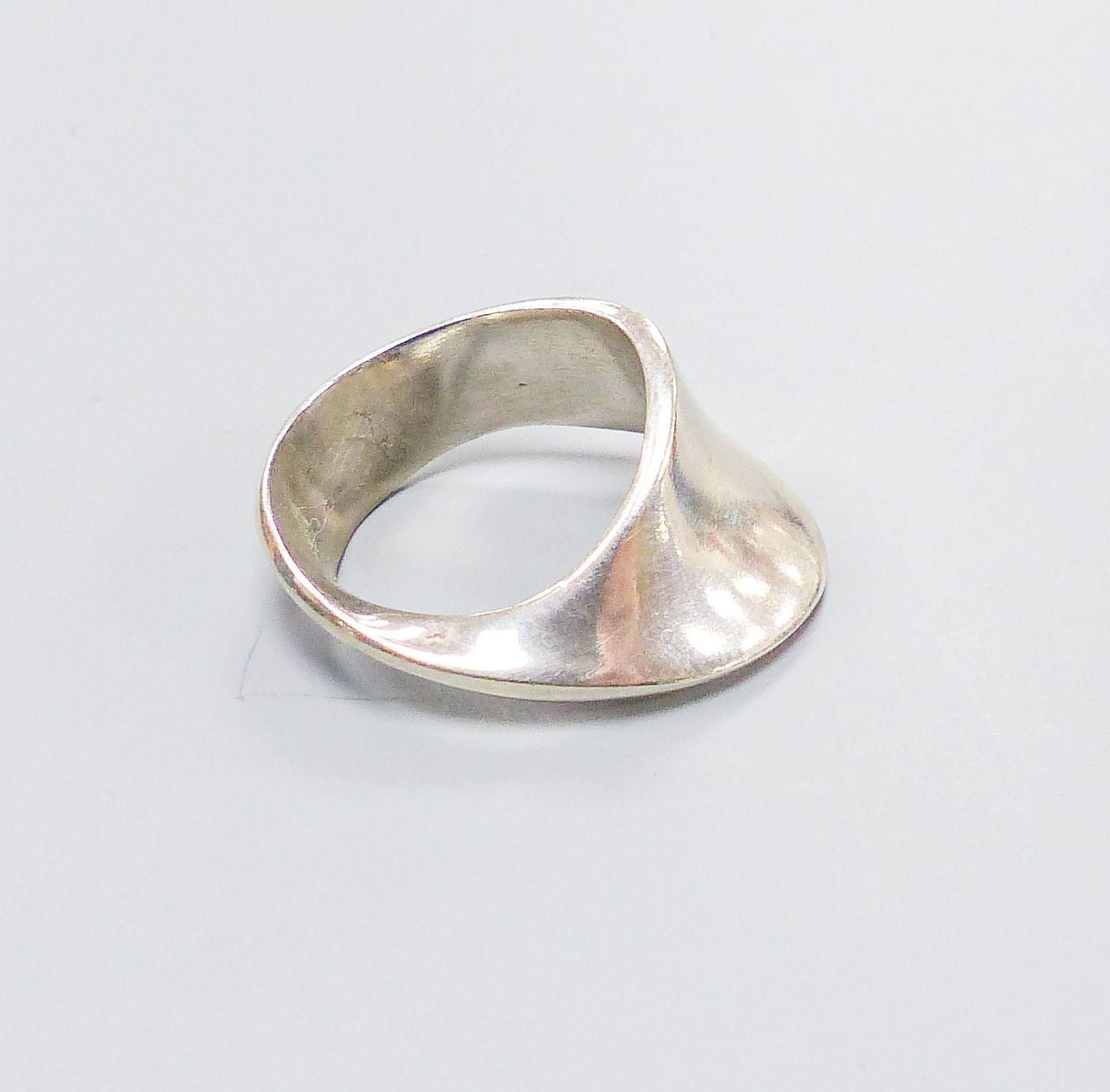 A Georg Jensen sterling ring, no. 148, size O. - Image 4 of 4
