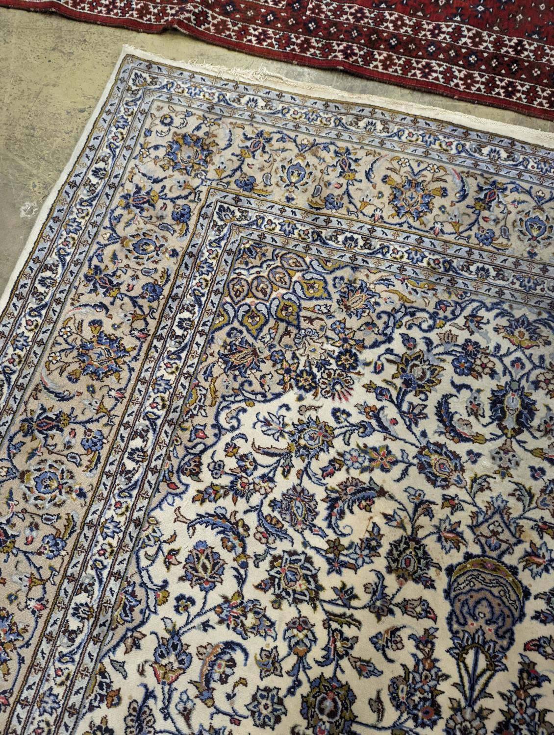 A Nain ivory ground carpet, 315 x 214cm - Image 7 of 8