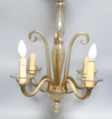 A Murano glass chandelier, 57cm